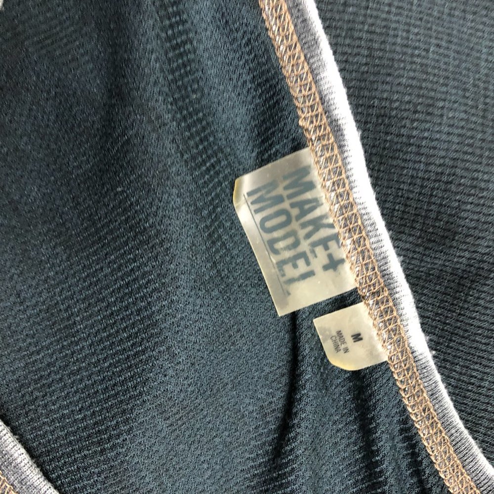 MAKE + MODEL Black LONG Sleeves Thermal Pajama set Nordstrom - Picture 9 of 10